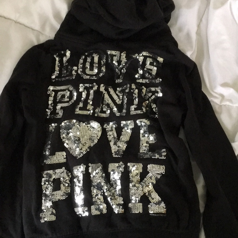 Victoria secret pink zip up. Worn once
